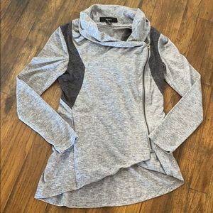 asymmetrical sweater jacket